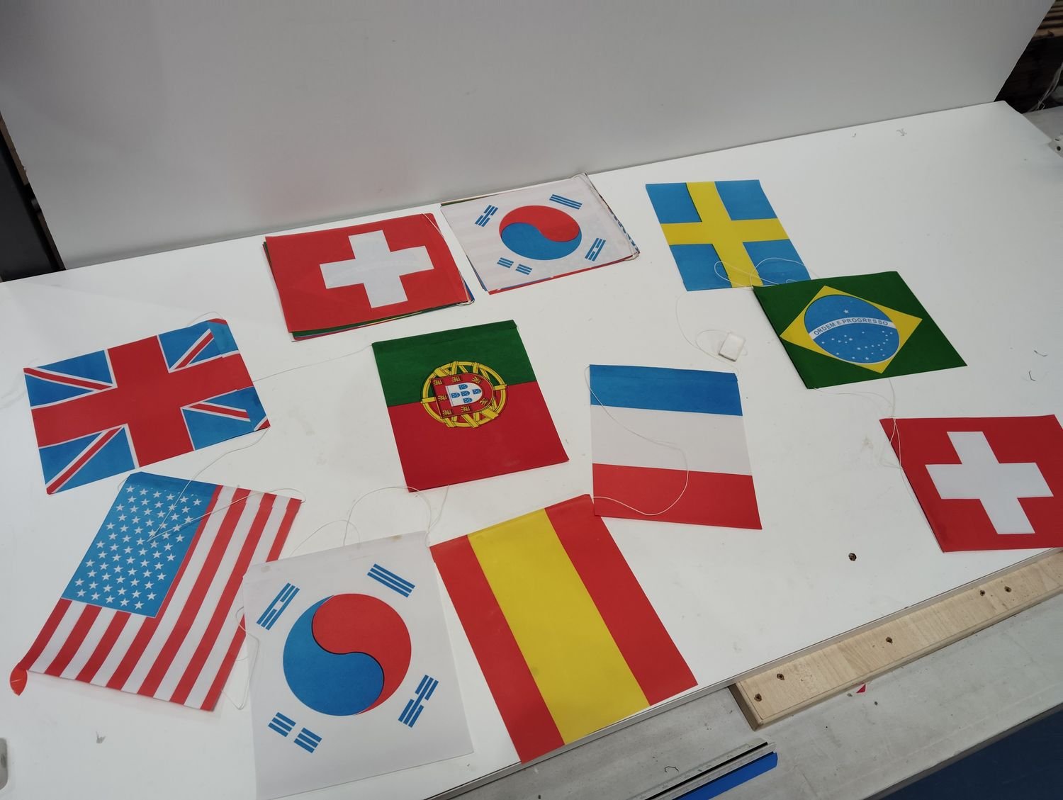 Banderas guirnaldas de todos los países