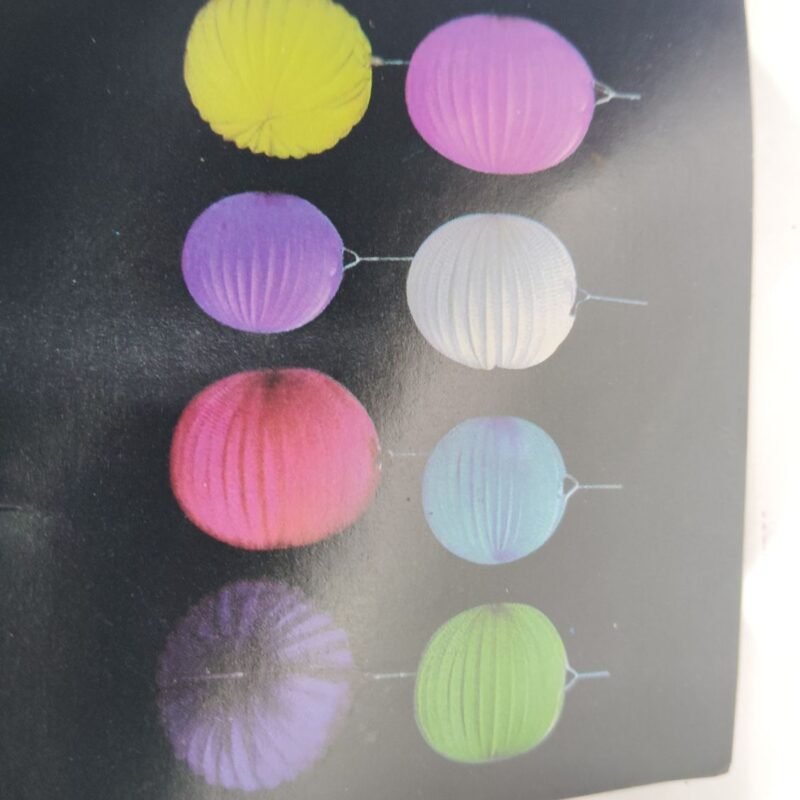 Farolillos de fiesta de colores