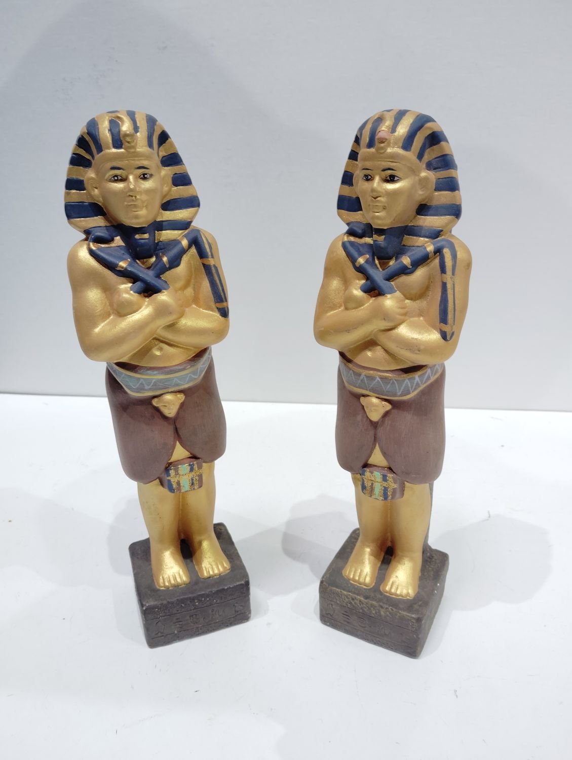 Juego completo de figuras egipcias de ceramica - Imagen 4